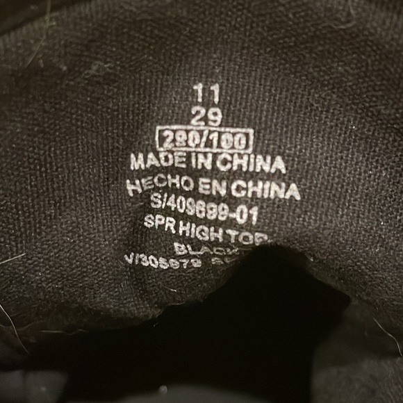 OLD NAVY Black sneakers, mid/high - Picture 4 of 4